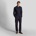 Lyle & Scott Regular Fit Lightweight Oxford Shirt - Madilim na Navy