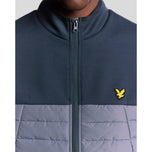 Lyle & Scott Sports Fleece Hybrid Golf Gilet - True Indigo/Steel Indigo
