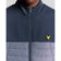 Lyle & Scott Sports Fleece Hybrid Golf Gilet - True Indigo/Steel Indigo