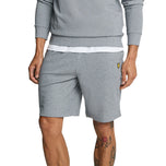 Lyle & Scott Sweat Golf Shorts - Mid Gray Marl