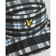Lyle & Scott Tartan Bucket Golf Hat – Tiefschwarz/Weiß