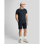 Lyle & Scott Tipps Golf Polo Shirt - Dark Navy/Solar Marker