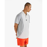 Malbon Performance Pique Golfpoloshirt - Wit/Zilver