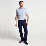 Peter Millar Switching Gears 퍼포먼스 저지 폴로 골프 셔츠 - 화이트