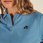 Malbon Women's Kin Polo - Blue Shadow