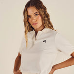 Malbon 女款 Kin Polo 衫 - 象牙色