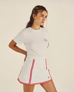 Malbon 여성용 코제트 블라썸 티셔츠 - 바닐라