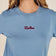 Malbon Women's Cosette Stitched Tee - Blue Shadow