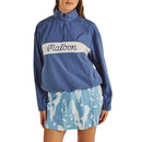Malbon Crosscourt Blossom Windjacke für Damen – Vintage Indigo
