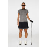 J.Lindeberg Dames Minnie Golf Polo Shirt - Dark Gray Melange