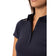 Golftini Women's Ruffle Golf Polo Shirt - Angkatan Laut