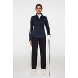 J.Lindeberg 여자 Nefe Quarter Zip Golf Mid Layer -JL Navy