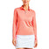 Nivo Women Nina Livcool Long Sleeve Mock Neck Golf Shirt - Melon