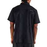 Malbon Performance Mesh Golf Polo Shirt - Black