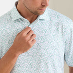 Peter Millar Cheers Performance Jersey Golfpoloshirt - Wit