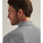 Peter Millar Hales Performance Jersey Golf Polo Shirt - Hitam