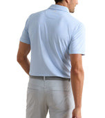 Polo de golf en jersey Peter Millar Mayfield Performance - Iris Mist