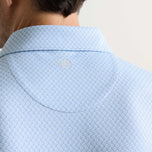 Polo de golf en jersey Peter Millar Mayfield Performance - Iris Mist