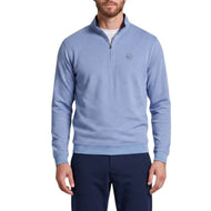 Peter Millar Herren Ridgeline Knit Golf Quarter Zip – Sommerregen