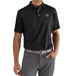 Polo de golf en jersey Peter Millar Solid Performance - Noir