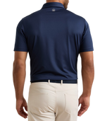 Polo de golf en jersey Peter Millar Solid Performance - Bleu marine