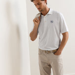 Peter Millar 純色性能球衣高爾夫 Polo 衫 - 白色