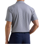 Polo de golf en jersey à manches longues Peter Millar Solid Performance - Marine
