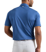 Peter Millar Winston Performance Mesh Golf-Poloshirt – Sport Navy