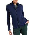 Peter Millar 女款 Lumi-Knit 高性能全拉鍊 - 淺白色