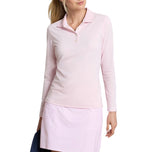Peter Millar Women 's Albatross 골프 폴로 셔츠 - 해군
