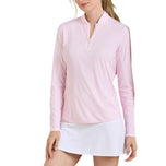 Peter Millar 여성용 Shadebreak Playful Petals 경량 선셔츠 - 펄 핑크