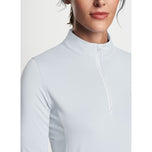 Peter Millar 여자의 가벼운 크라운 선 골프 셔츠 - 화이트