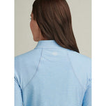 Peter Millar Women's Melange Raglan Sleeve 1/4 Zip Midlayer - Bonnet