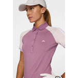 J. Lindeberg Women's Priya Golf Polo -Hemd - sehr Traube