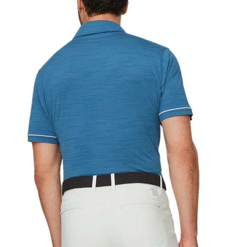 Puma Cloudspun Haystack Golf Polo Shirt - Lake Blue Heather/ High Rise