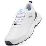Puma Fusion Grip 6 Evo Spikeless Golf Shoes - Puma White/Puma Silver