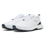 Puma Fusion Grip 6 Evo Spikeless Golf Shoes - Puma White/Puma Silver