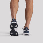 Puma Fusion Grip ST Spiked Golf Shoes - Puma White/Puma Silver/Deep Navy