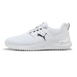 Puma Ignite Elever 2 Wide Widelesslesless Chaussures de golf - Puma White / Puma Black / Puma Silver