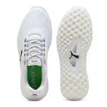 Puma Ignite Elever 2 Wide Widelesslesless Chaussures de golf - Puma White / Puma Black / Puma Silver