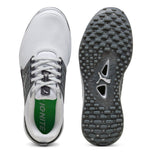 Sepatu Golf Puma Ignite Elevate 2 Lebar Tanpa Spike - Puma Putih/Slate Sky/Puma Hitam