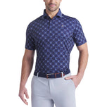 PUMA X PTC MICRO GOLF POLO SHIRT - Diepe marine