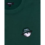 Malbon Range Cooper Golf Crewneck Sweatshirt - Forest