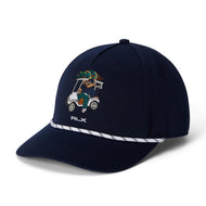 RLX Ralph Lauren Polo Bear Twill Golf Cap - Refined Navy