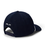 RLX Ralph Lauren Polo 小熊斜纹高尔夫球帽 - 精致海军蓝