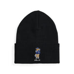 RLX Ralph Lauren Polo Bear Wool Golf Beanie - Black