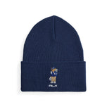 RLX Ralph Lauren Polo Bear Wool Golf Beanie – Raffiniertes Marineblau