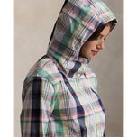 Jaket Golf Berzip Penuh Pakaian Wanita RLX Ralph Lauren - Spring Madras