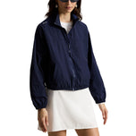 RLX Ralph Lauren Mockneck Full-Zip Windbreaker Golf Jacket - Refined Navy
