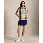 RLX Ralph Lauren dames bedrukt lichtgewicht Airflow golfpoloshirt - Spring Madras